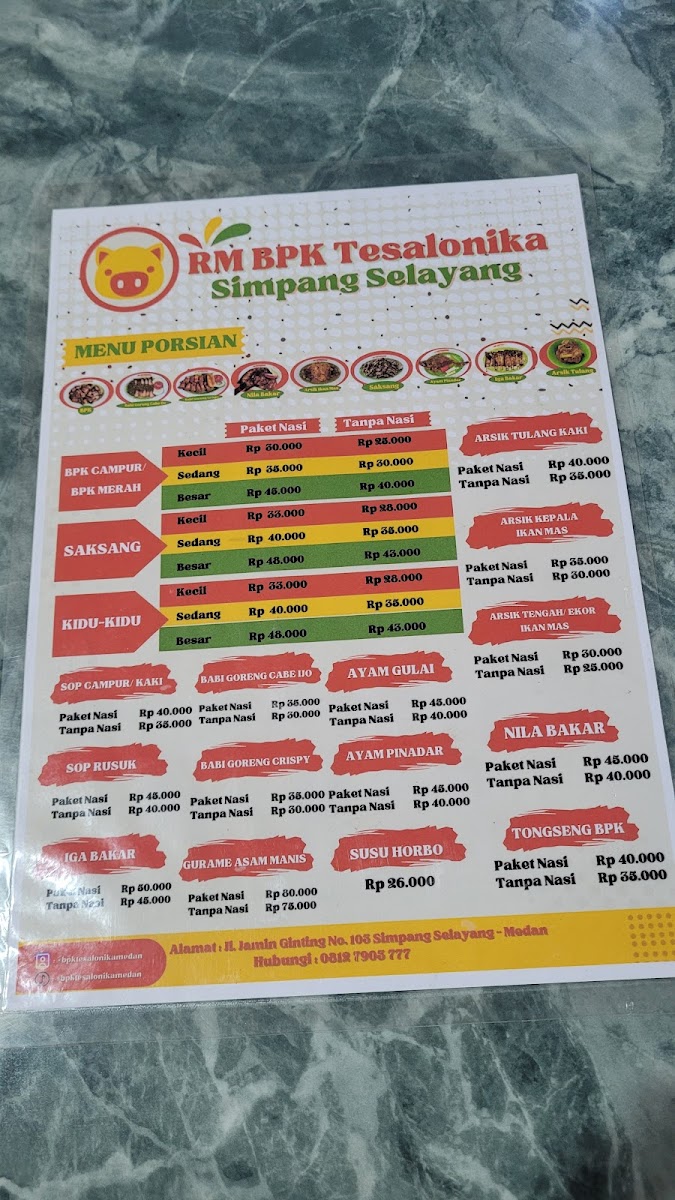 Rumah Makan BPK Tesalonika Menu - Image 6